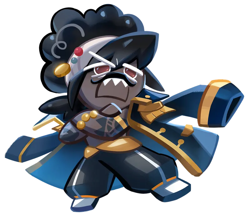 Captain Caviar Cookie artwork from Cookie Run: Kingdom