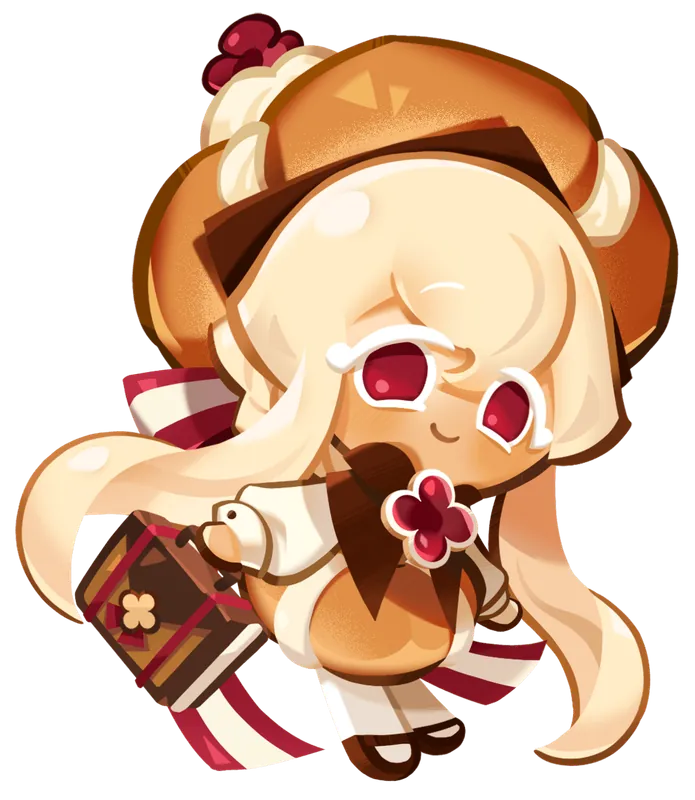 Caramel Choux Cookie artwork from Cookie Run: Kingdom