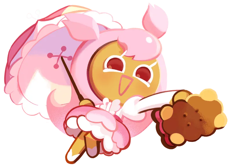 Cherry Blossom Cookie artwork from Cookie Run: Kingdom