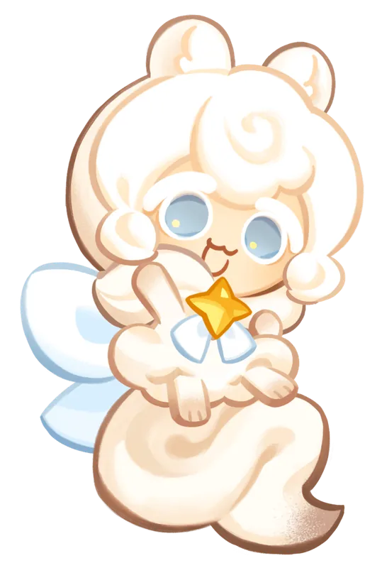 Cream Ferret Cookie artwork from Cookie Run: Kingdom