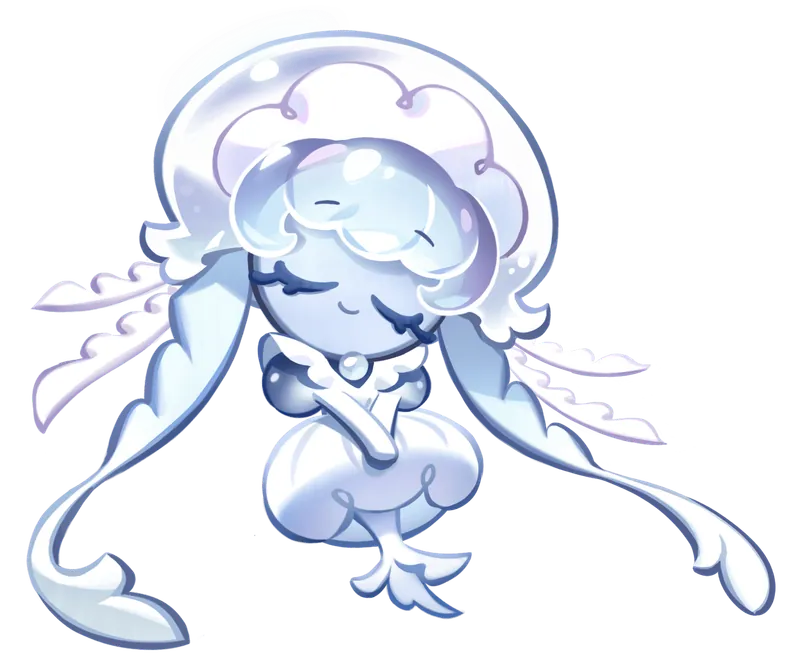 Frilled Jellyfish Cookie artwork from Cookie Run: Kingdom