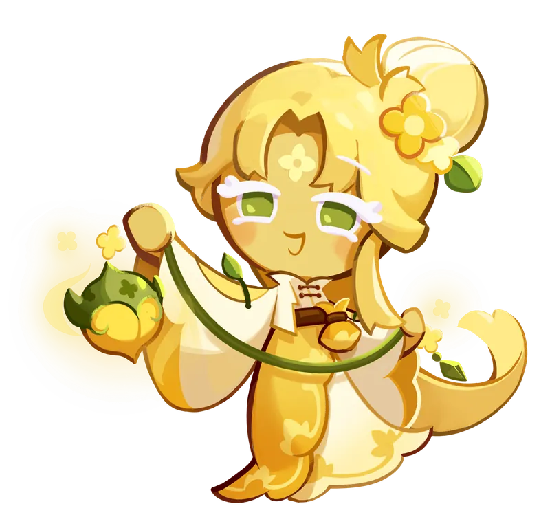 Golden Osmanthus Cookie artwork from Cookie Run: Kingdom