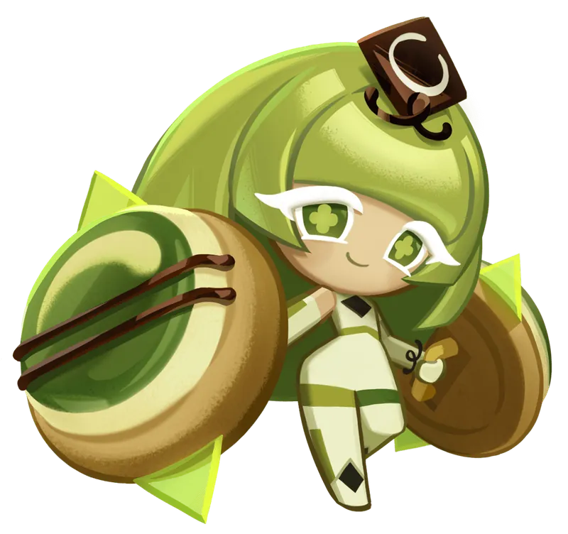Green Tea Mousse Cookie artwork from Cookie Run: Kingdom