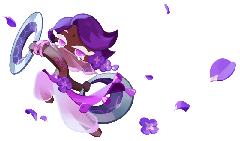Lilac Cookie artwork from Cookie Run: Kingdom