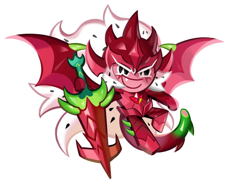 Pitaya Dragon Cookie artwork from Cookie Run: Kingdom