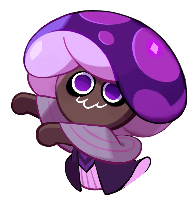 Poison Mushroom Cookie artwork from Cookie Run: Kingdom