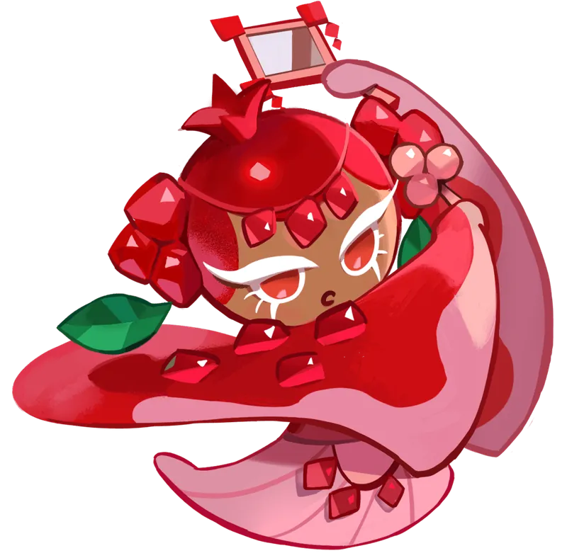 Pomegranate Cookie artwork from Cookie Run: Kingdom