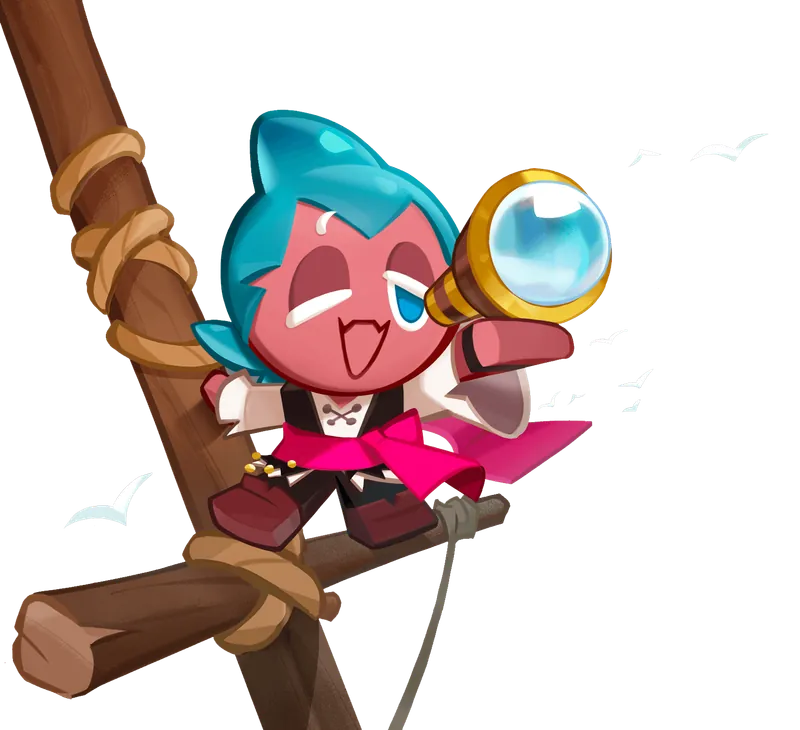 Sorbet Shark Cookie artwork from Cookie Run: Kingdom